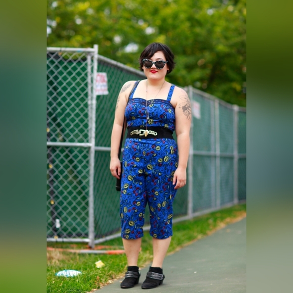 Cartoonist Capri Jumpsuit - Picture 15 of 15